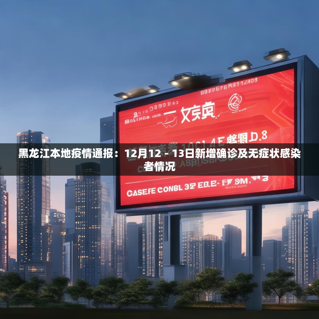 黑龙江本地疫情通报：12月12 - 13日新增确诊及无症状感染者情况