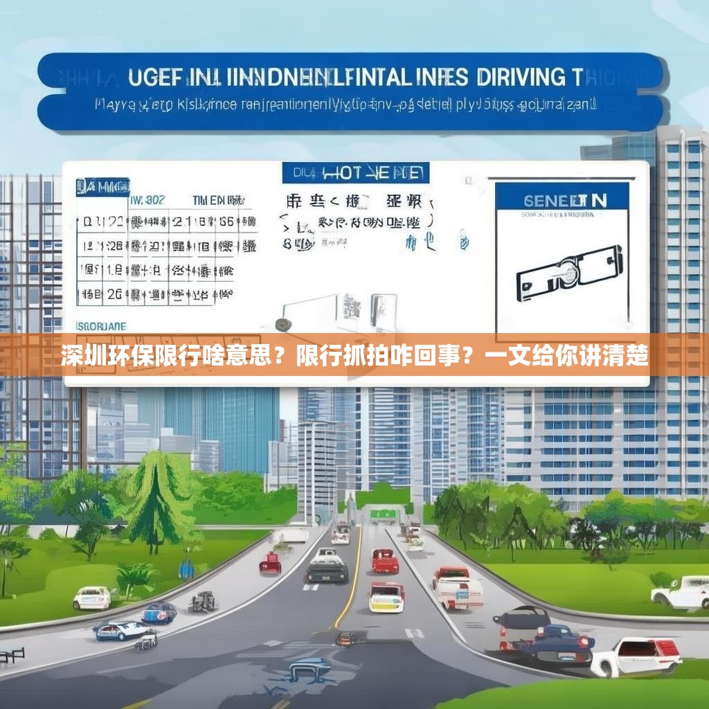 深圳环保限行啥意思?限行抓拍咋回事?一文给你讲清楚