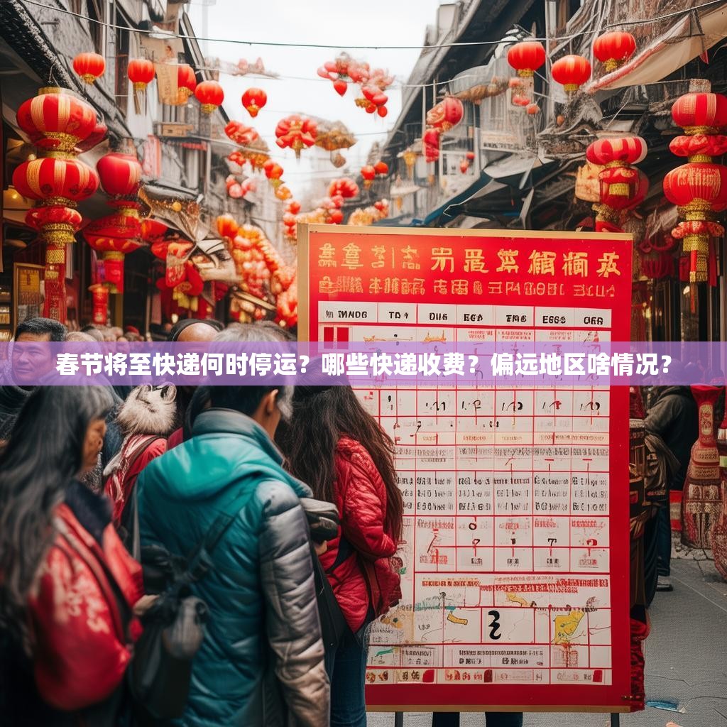春节将至快递何时停运？哪些快递收费？偏远地区啥情况？