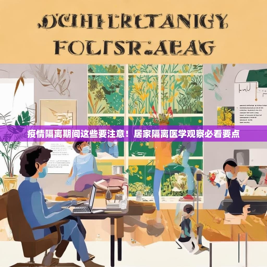 疫情隔离期间这些要注意！居家隔离医学观察必看要点