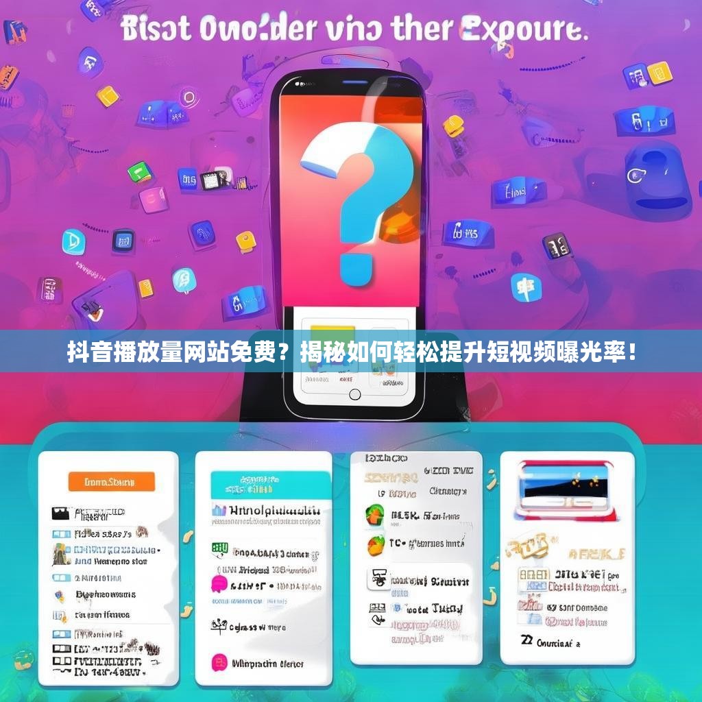 抖音播放量网站免费?揭秘如何轻松提升短视频曝光率!