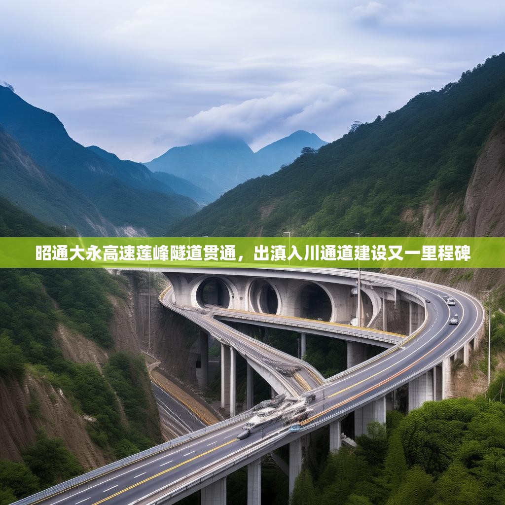 昭通大永高速莲峰隧道贯通，出滇入川通道建设又一里程碑