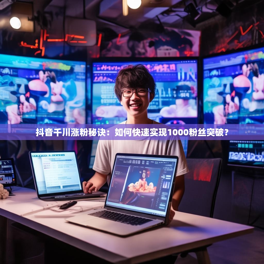 抖音千川涨粉秘诀：如何快速实现1000粉丝突破？