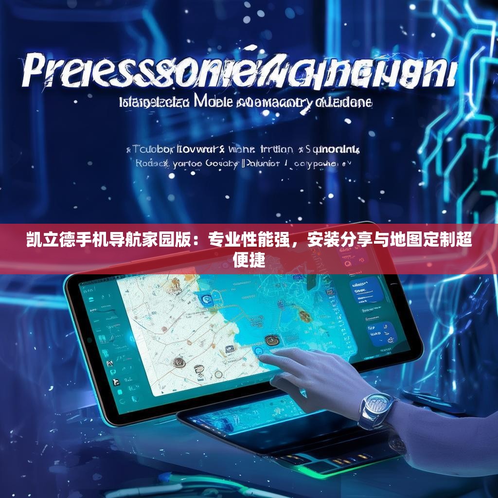 凯立德手机导航家园版：专业性能强，安装分享与地图定制超便捷