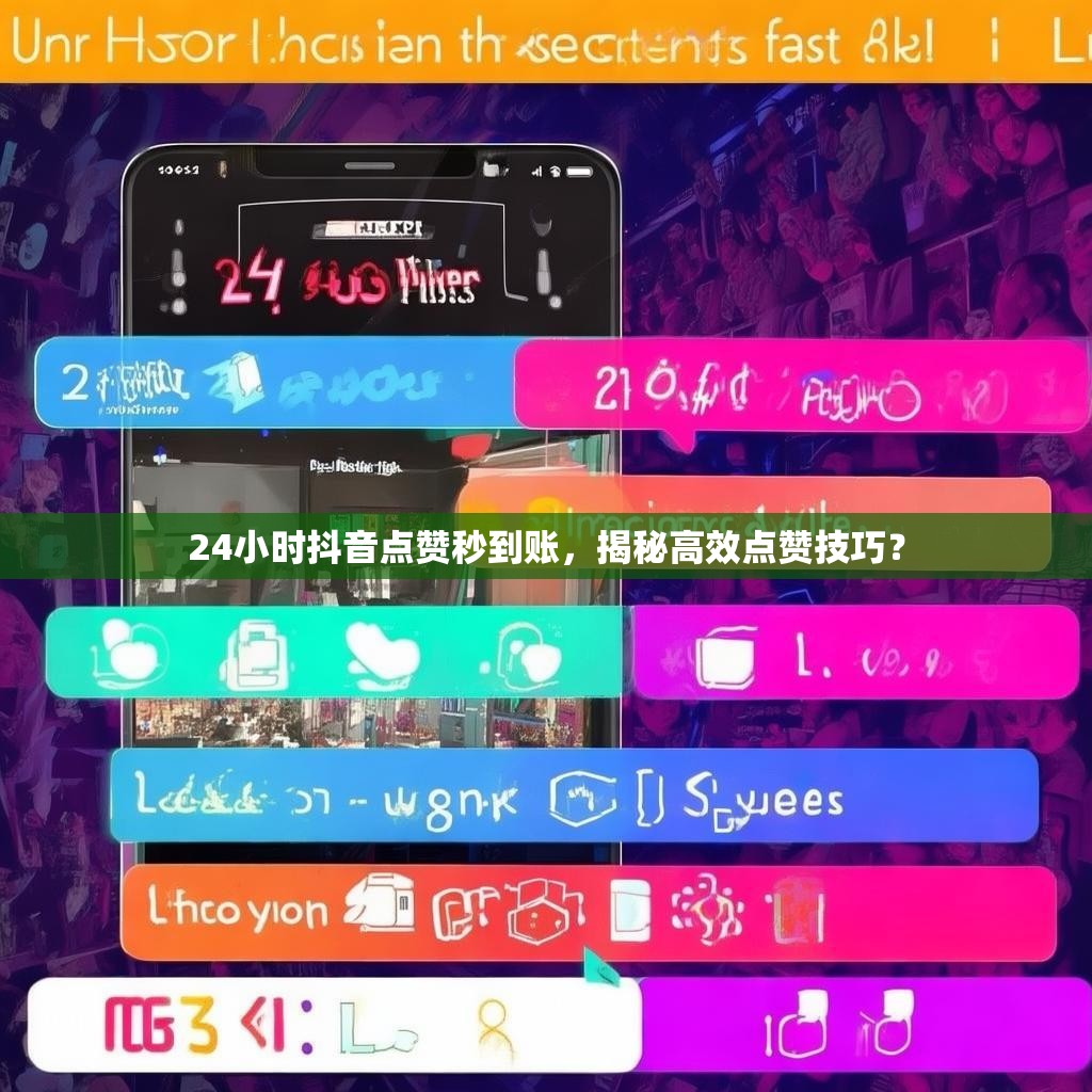 24小时抖音点赞秒到账，揭秘高效点赞技巧？