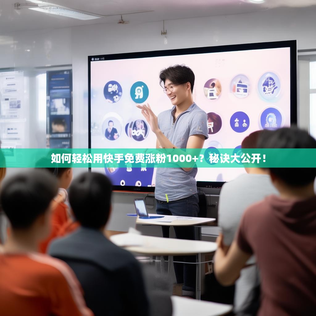 如何轻松用快手免费涨粉1000+？秘诀大公开！
