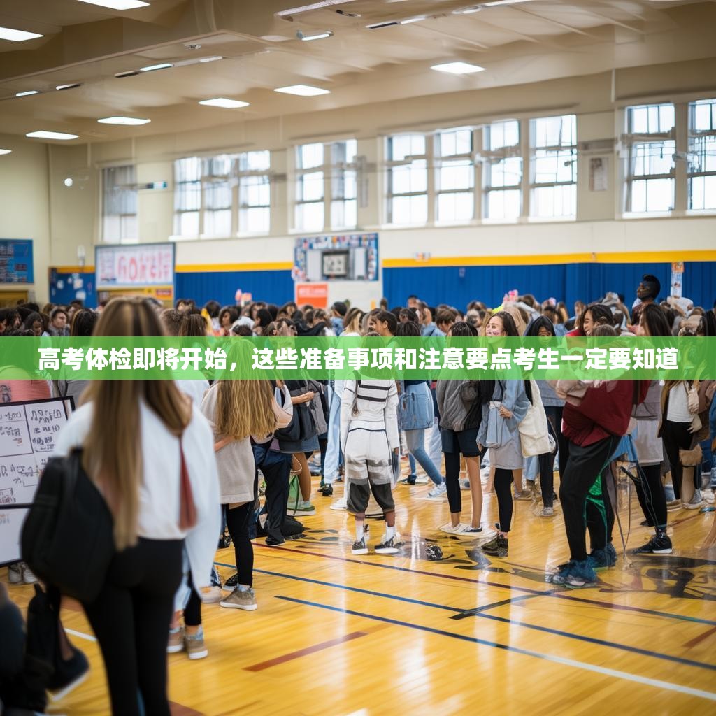 高考体检即将开始，这些准备事项和注意要点考生一定要知道