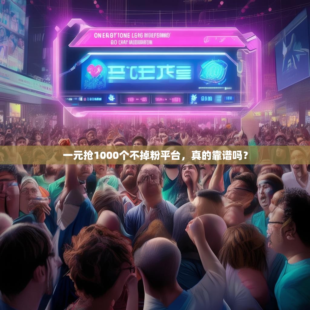 一元抢1000个不掉粉平台,真的靠谱吗?