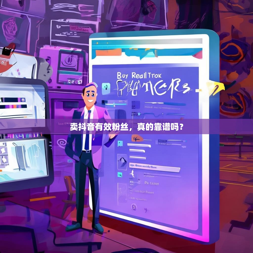 卖抖音有效粉丝,真的靠谱吗?