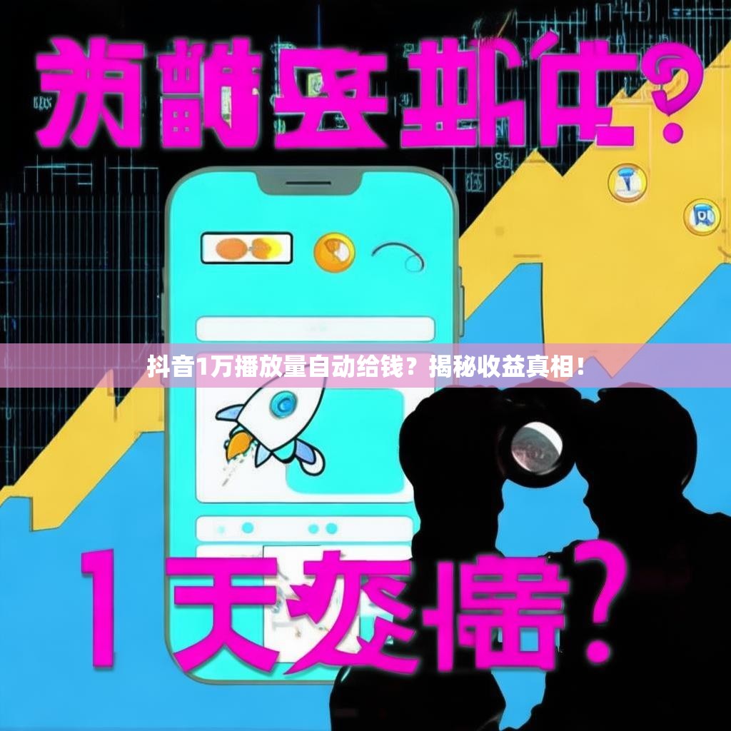 抖音1万播放量自动给钱？揭秘收益真相！