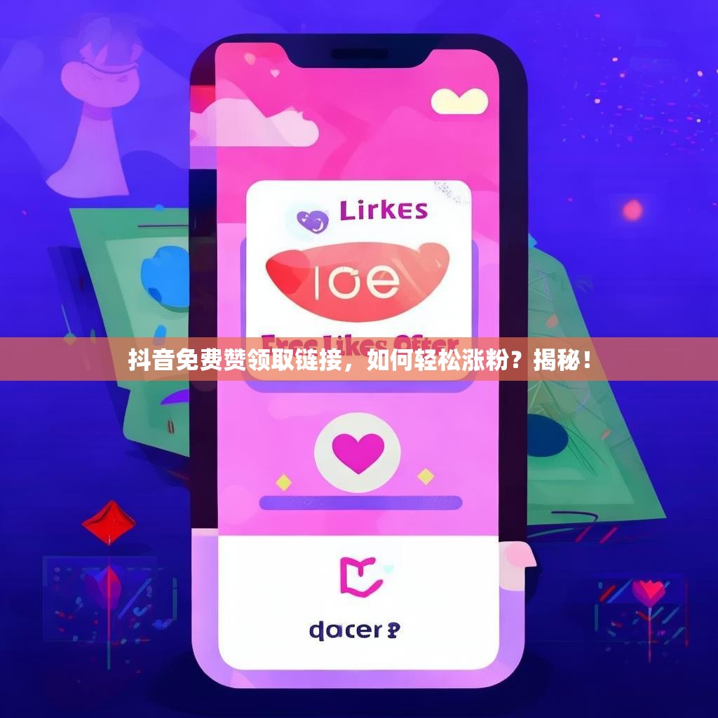 抖音免费赞领取链接，如何轻松涨粉？揭秘！