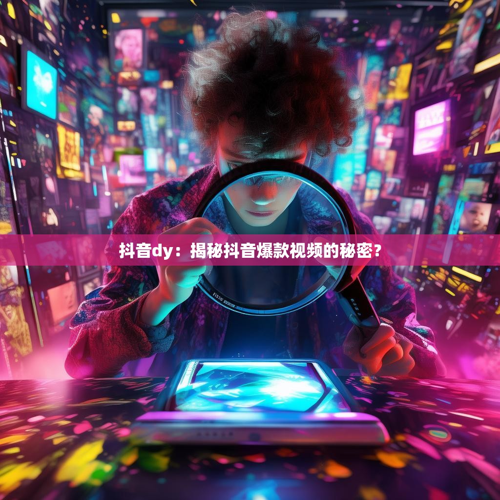 抖音dy:揭秘抖音爆款视频的秘密?