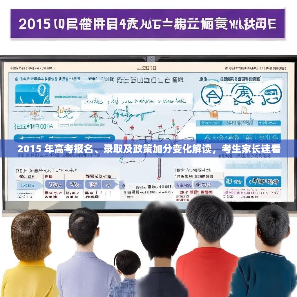 2015 年高考报名、录取及政策加分变化解读,考生家长速看