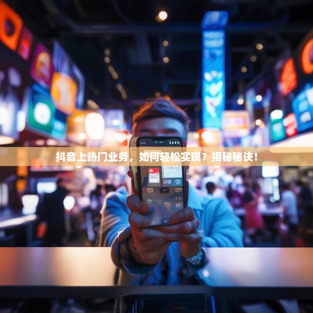 抖音上热门业务,如何轻松实现?揭秘秘诀!