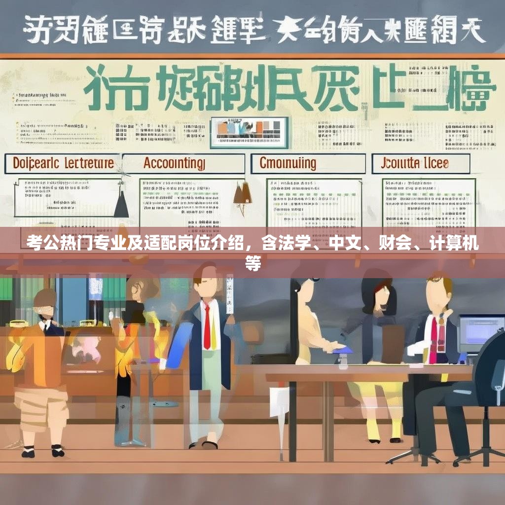 考公热门专业及适配岗位介绍，含法学、中文、财会、计算机等