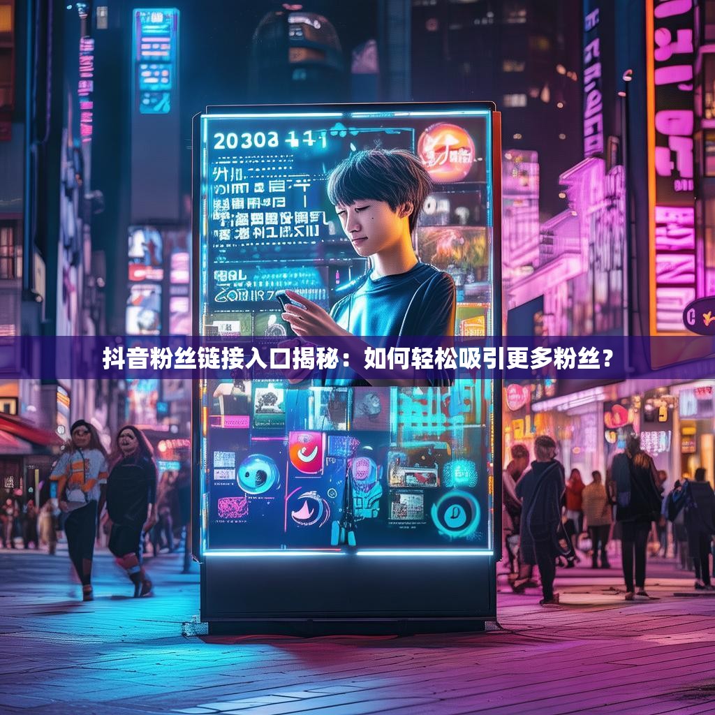 抖音粉丝链接入口揭秘：如何轻松吸引更多粉丝？