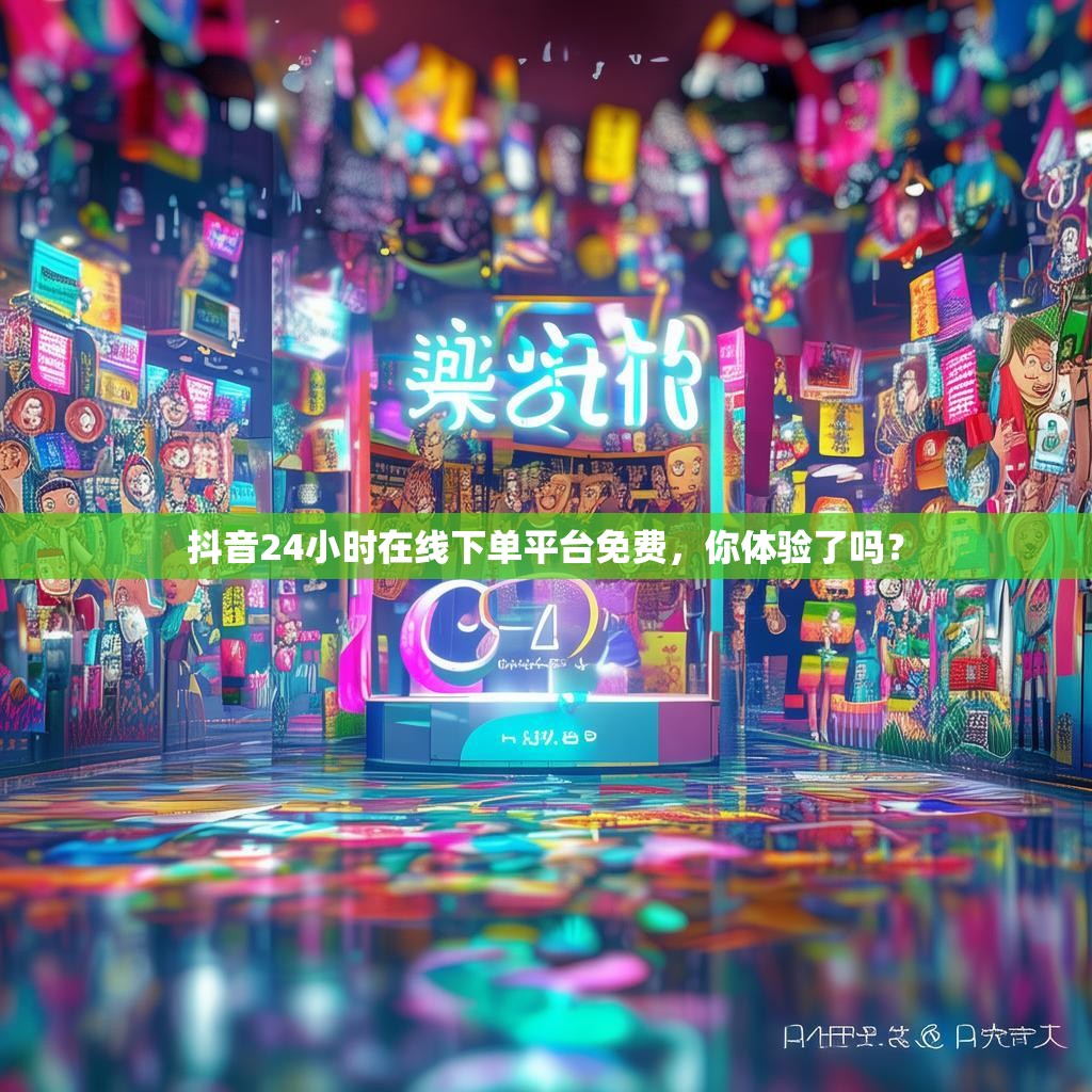 抖音24小时在线下单平台免费，你体验了吗？