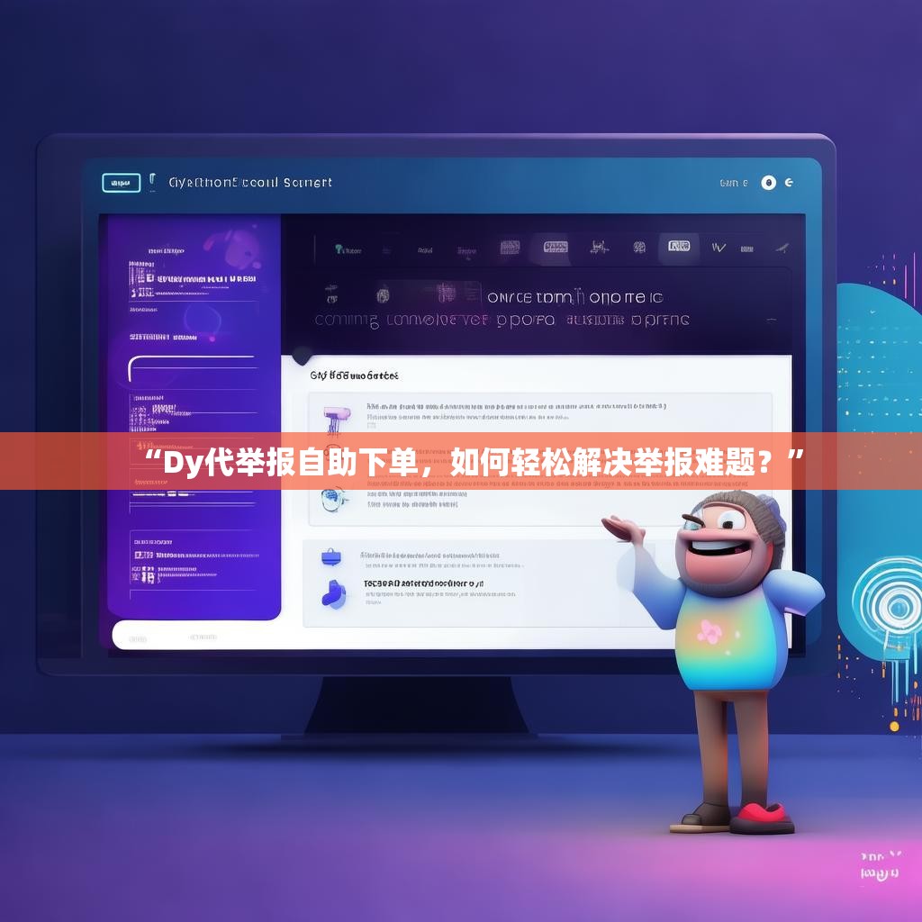 “Dy代举报自助下单,如何轻松解决举报难题?”