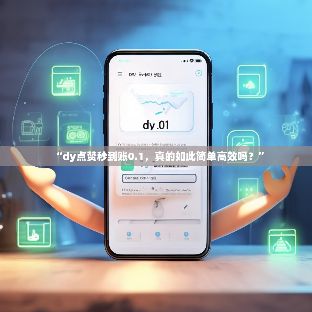 “dy点赞秒到账0.1，真的如此简单高效吗？”