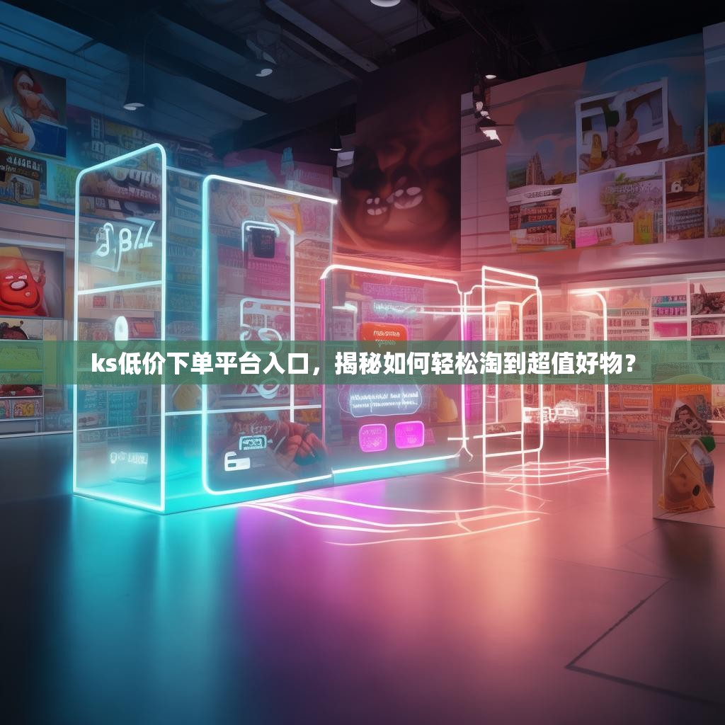 ks低价下单平台入口，揭秘如何轻松淘到超值好物？