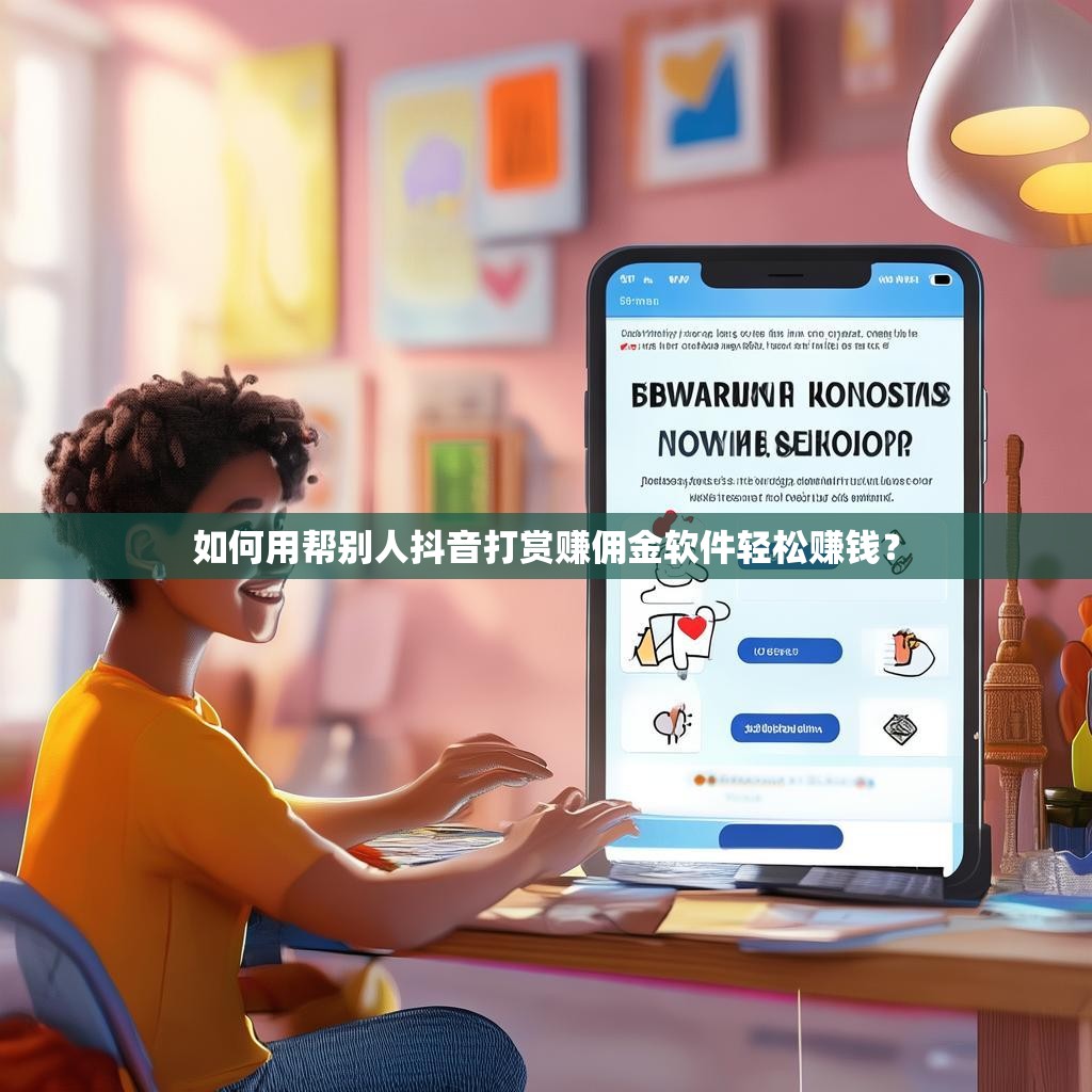 如何用帮别人抖音打赏赚佣金软件轻松赚钱?