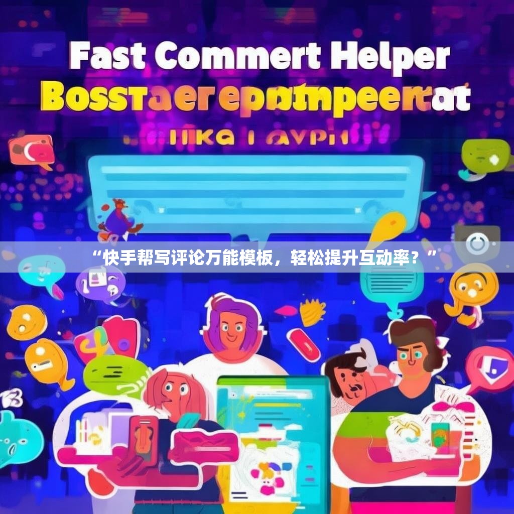 “快手帮写评论万能模板,轻松提升互动率?”