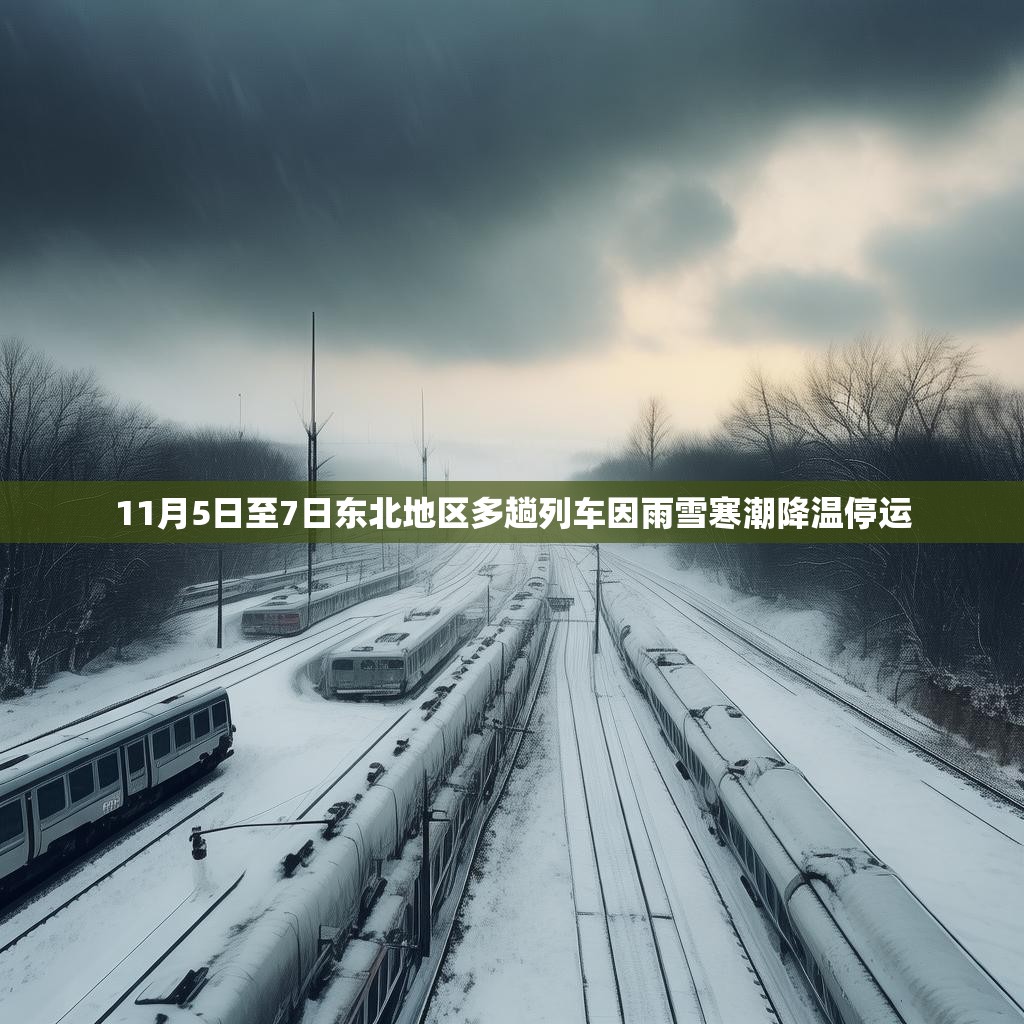 11月5日至7日东北地区多趟列车因雨雪寒潮降温停运