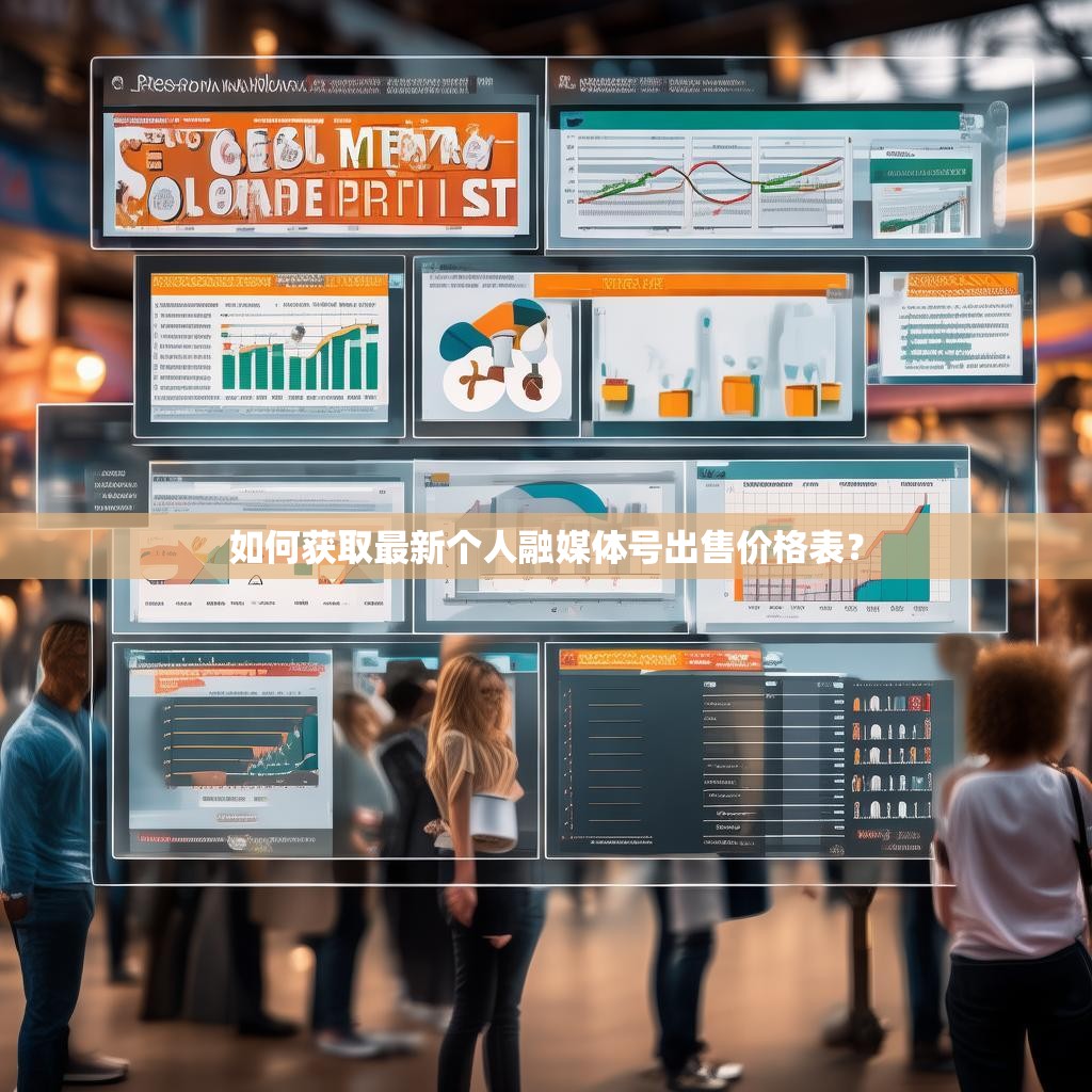 如何获取最新个人融媒体号出售价格表？