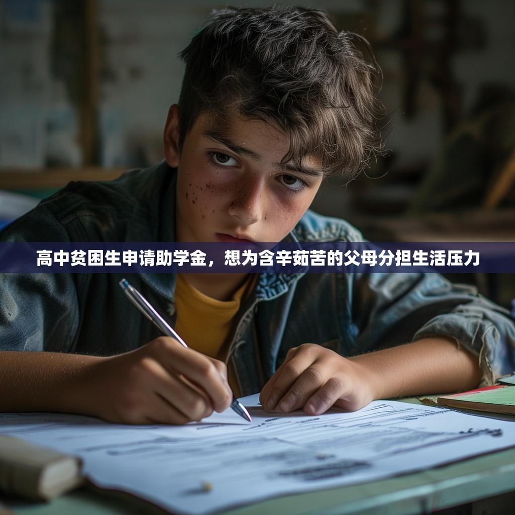详细阅读:高中贫困生申请助学金,想为含辛茹苦的父母分担生活压力 高中贫困生申请助学金,想为含辛茹苦的父母分担生活压力