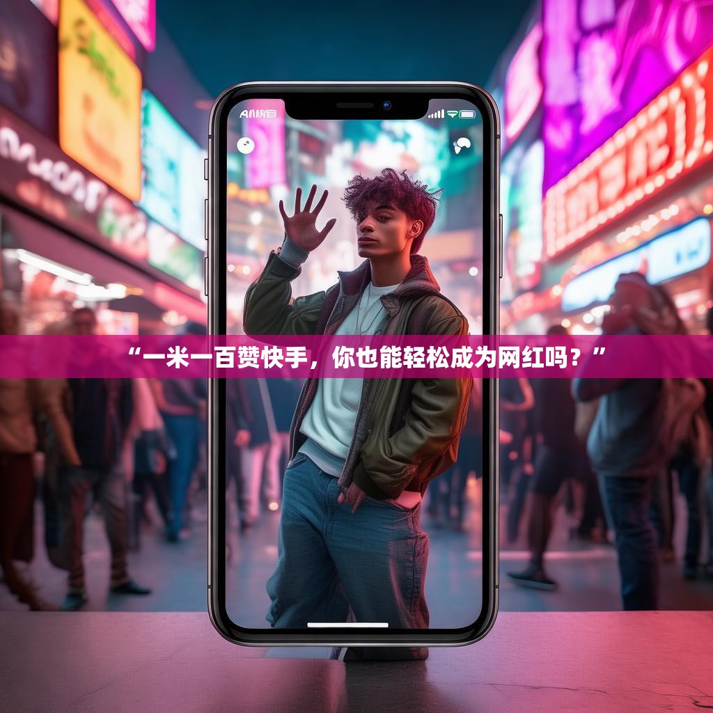 “一米一百赞快手，你也能轻松成为网红吗？”