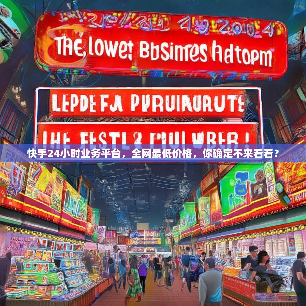 快手24小时业务平台，全网最低价格，你确定不来看看？