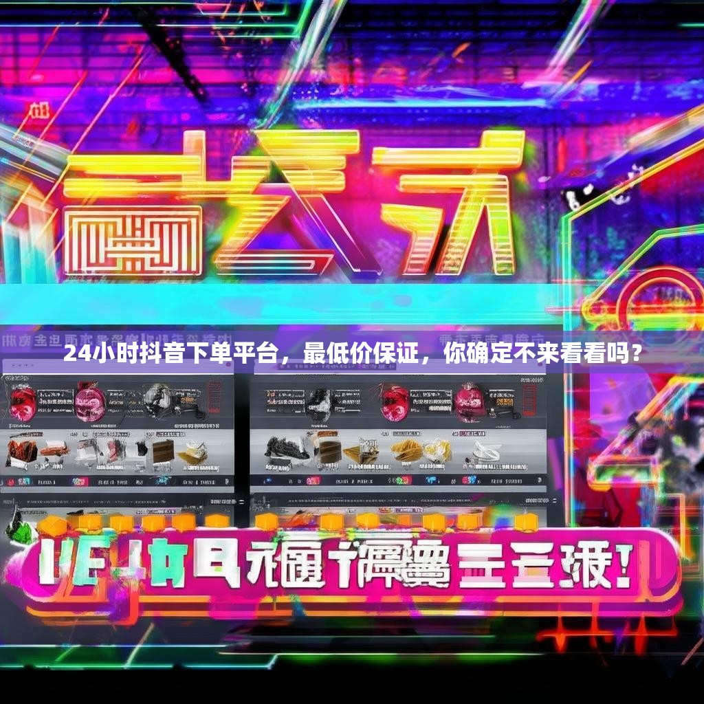 24小时抖音下单平台,最低价保证,你确定不来看看吗?