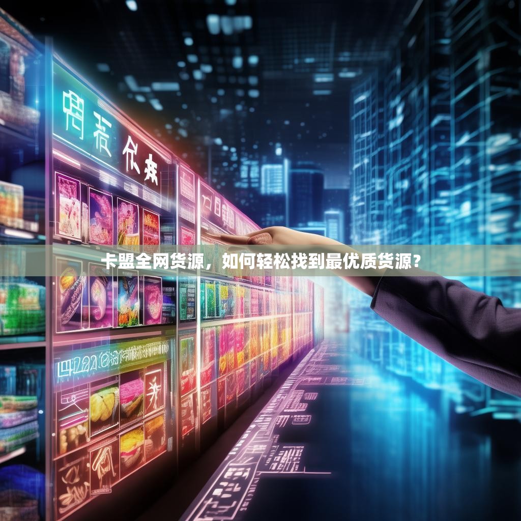 卡盟全网货源，如何轻松找到最优质货源？