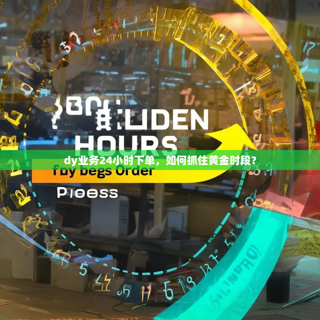 dy业务24小时下单，如何抓住黄金时段？