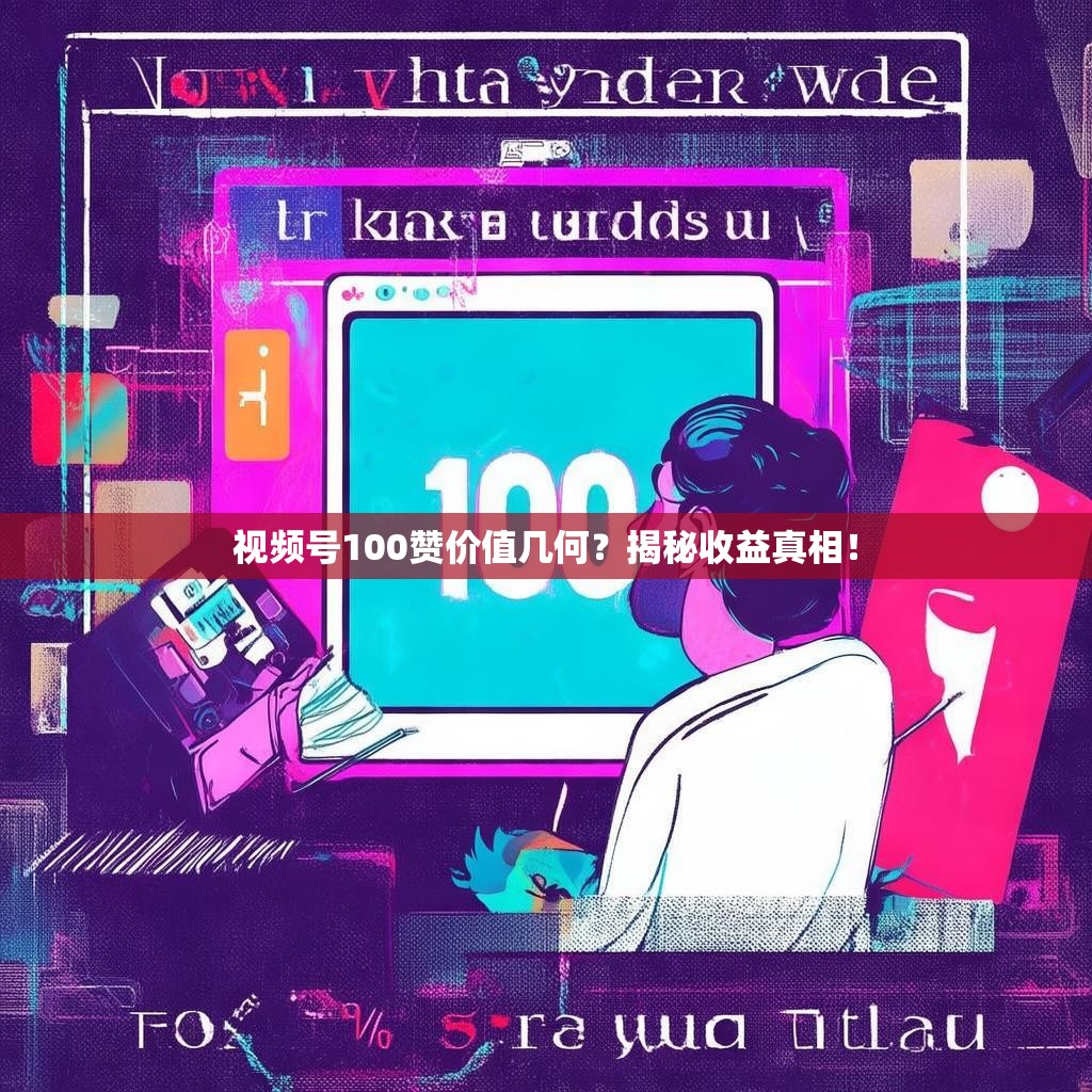 视频号100赞价值几何？揭秘收益真相！
