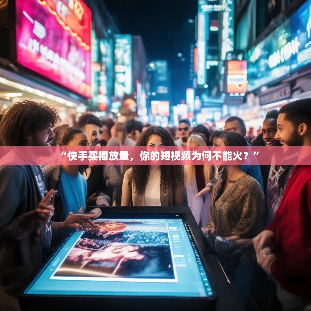 “快手买播放量,你的短视频为何不能火?”