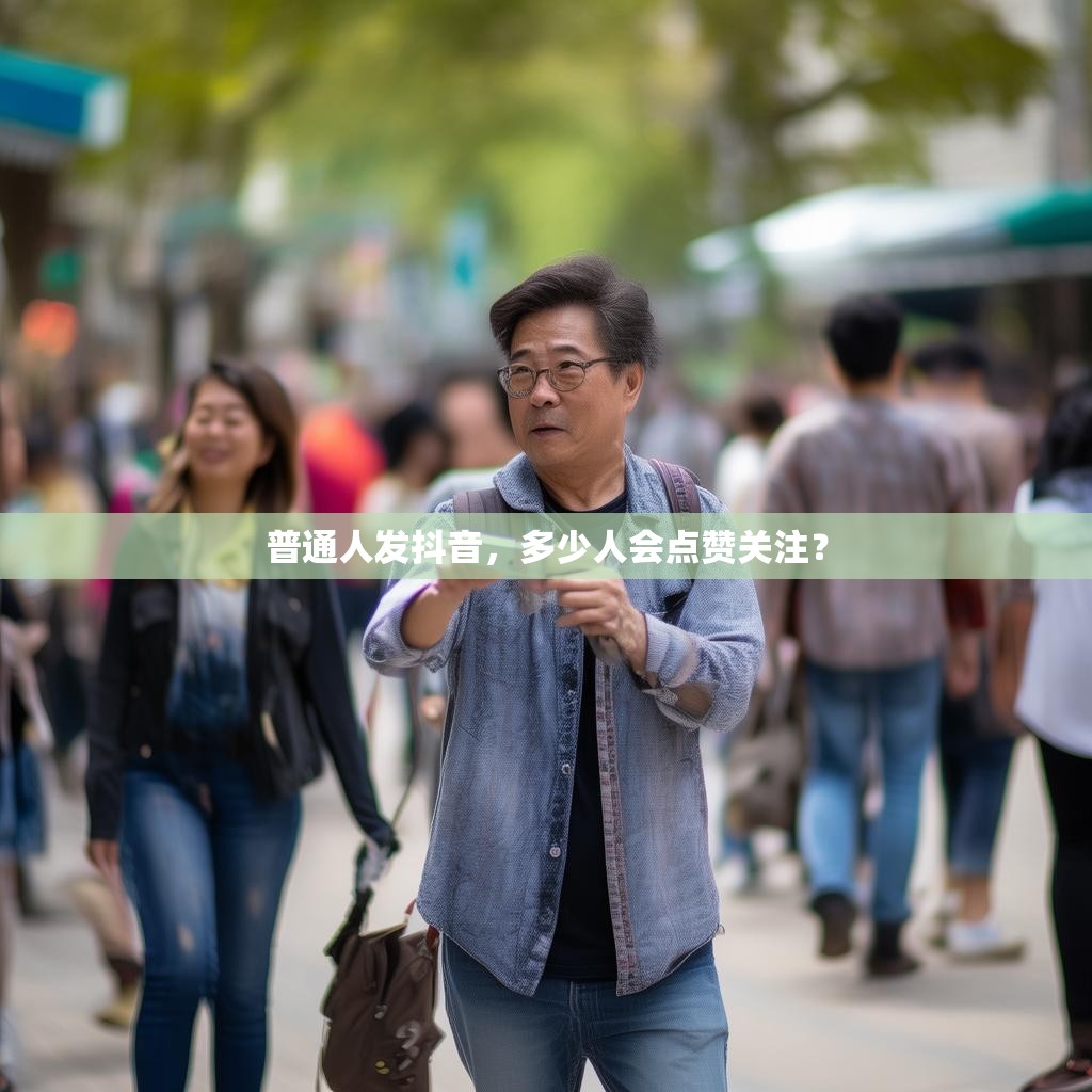普通人发抖音,多少人会点赞关注?