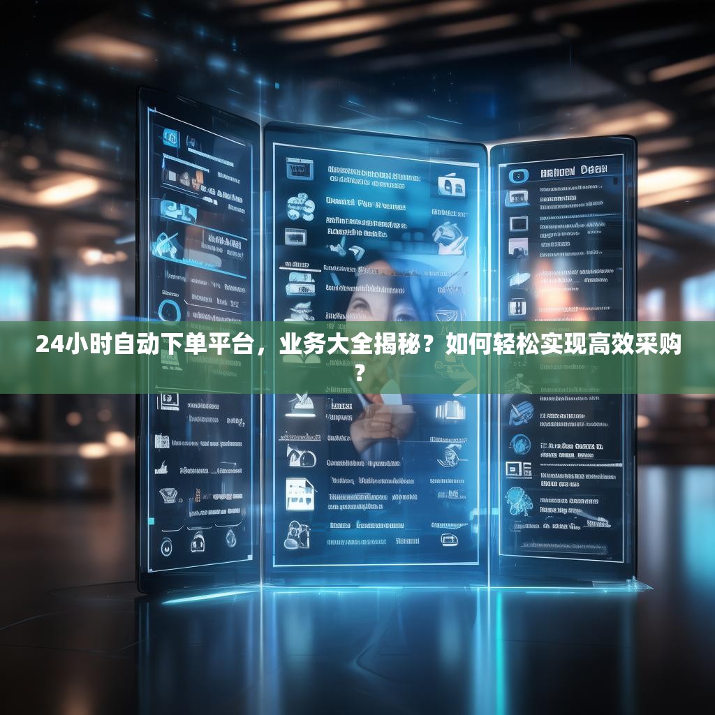 24小时自动下单平台，业务大全揭秘？如何轻松实现高效采购？
