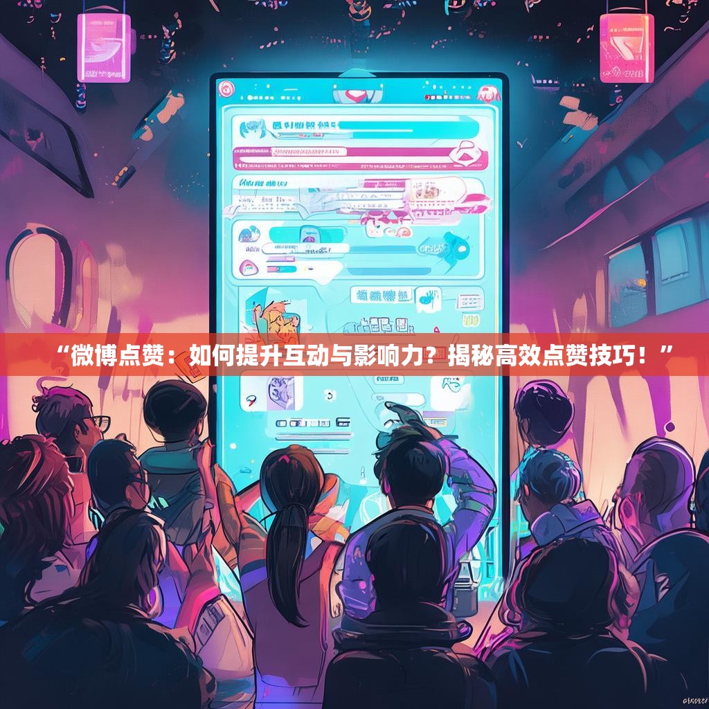“微博点赞：如何提升互动与影响力？揭秘高效点赞技巧！”