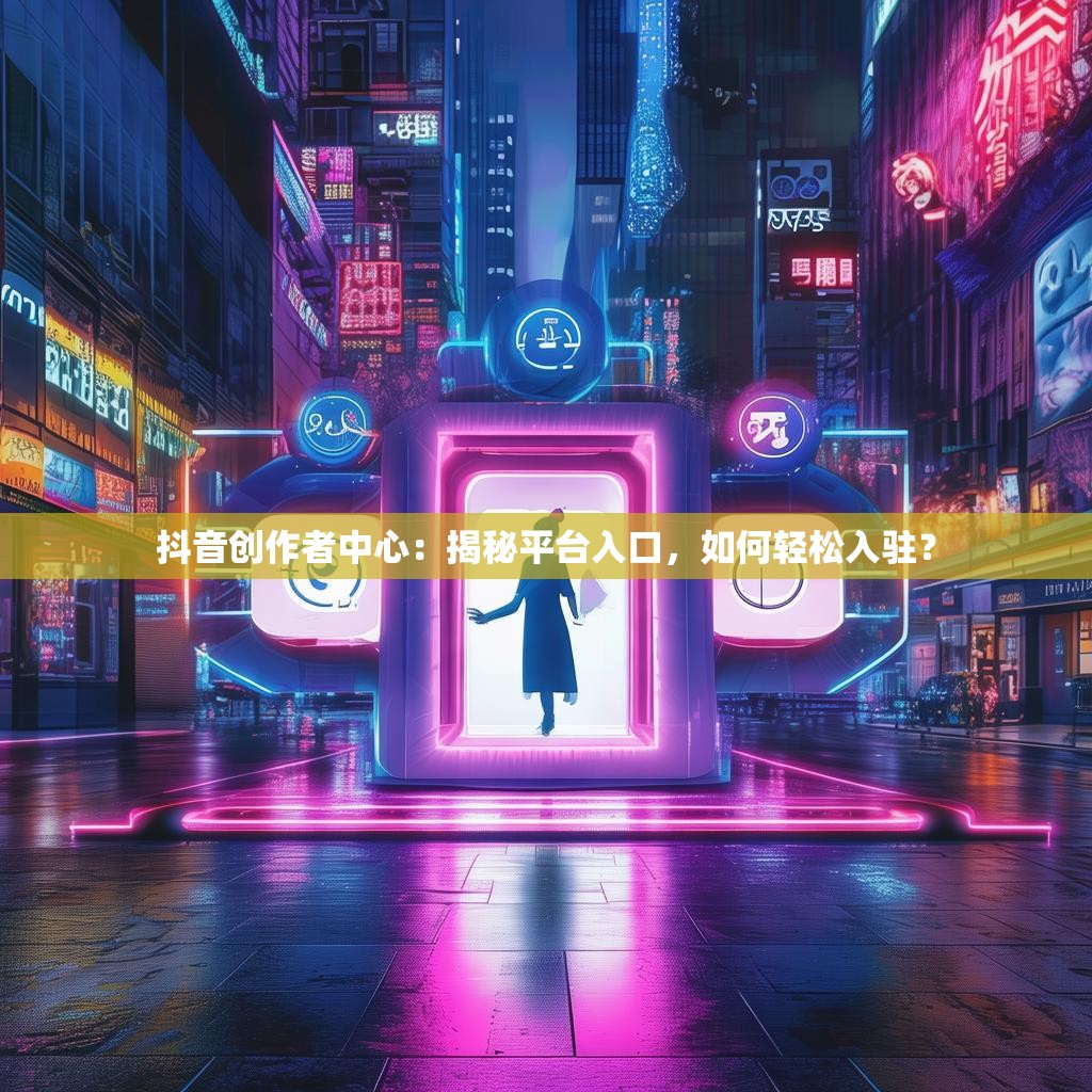 抖音创作者中心：揭秘平台入口，如何轻松入驻？