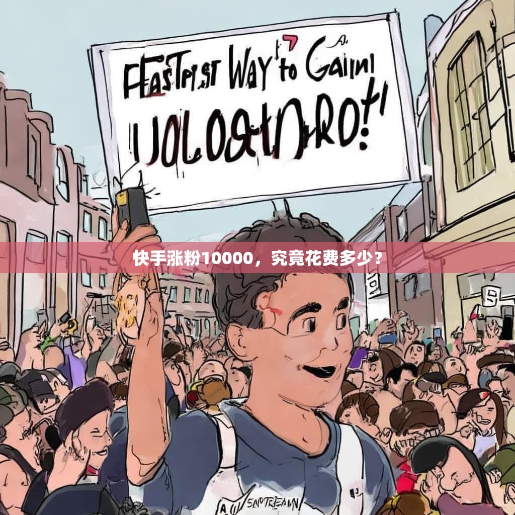 快手涨粉10000，究竟花费多少？