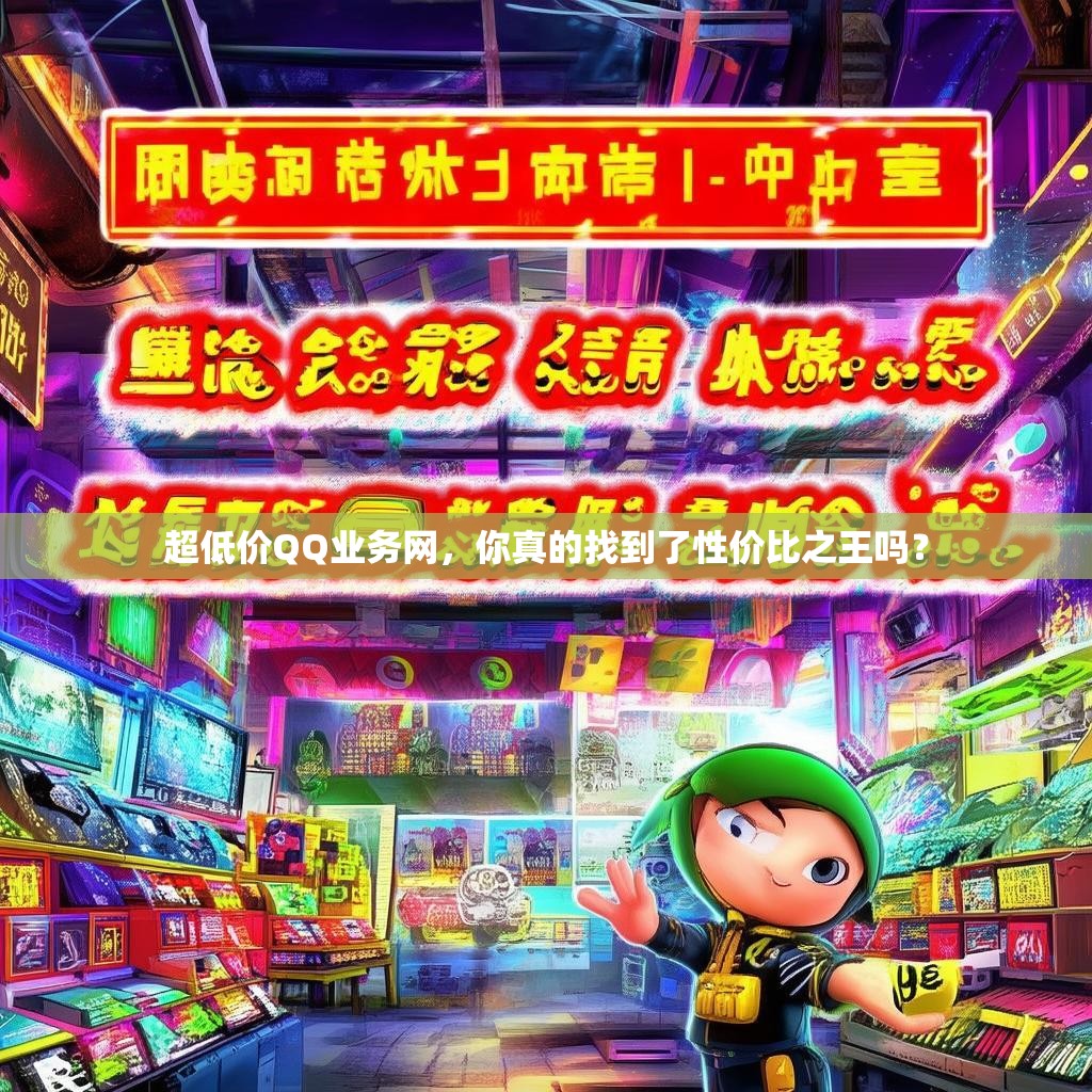 超低价QQ业务网，你真的找到了性价比之王吗？