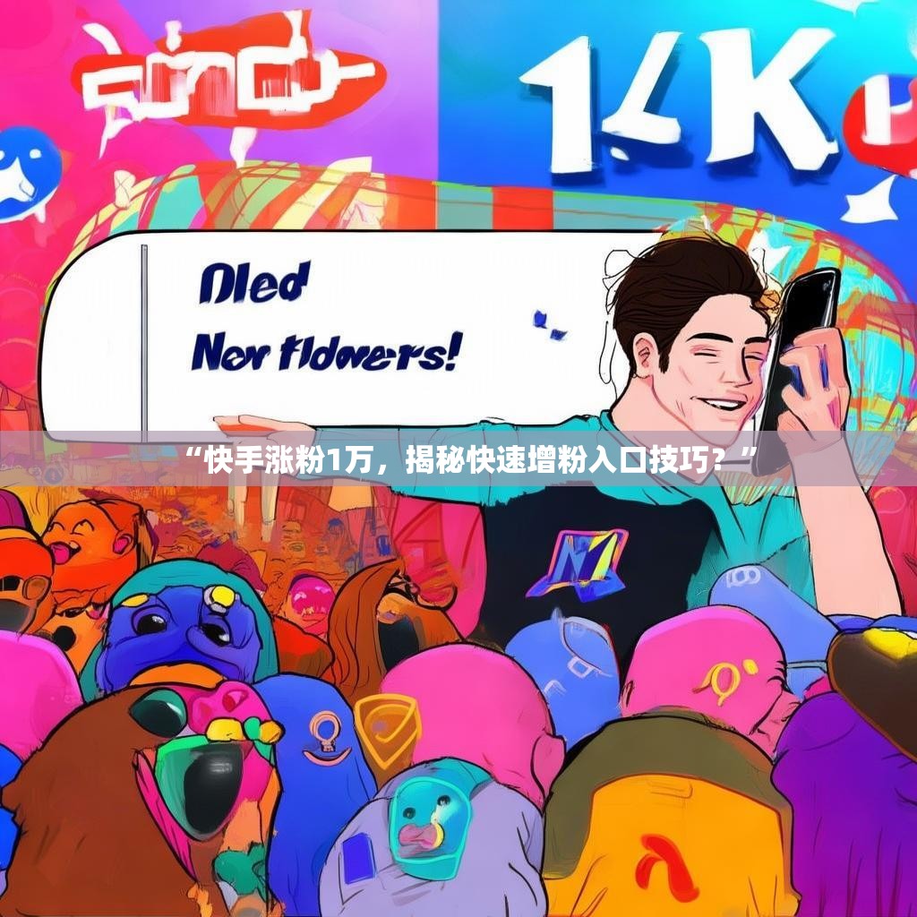 “快手涨粉1万，揭秘快速增粉入口技巧？”