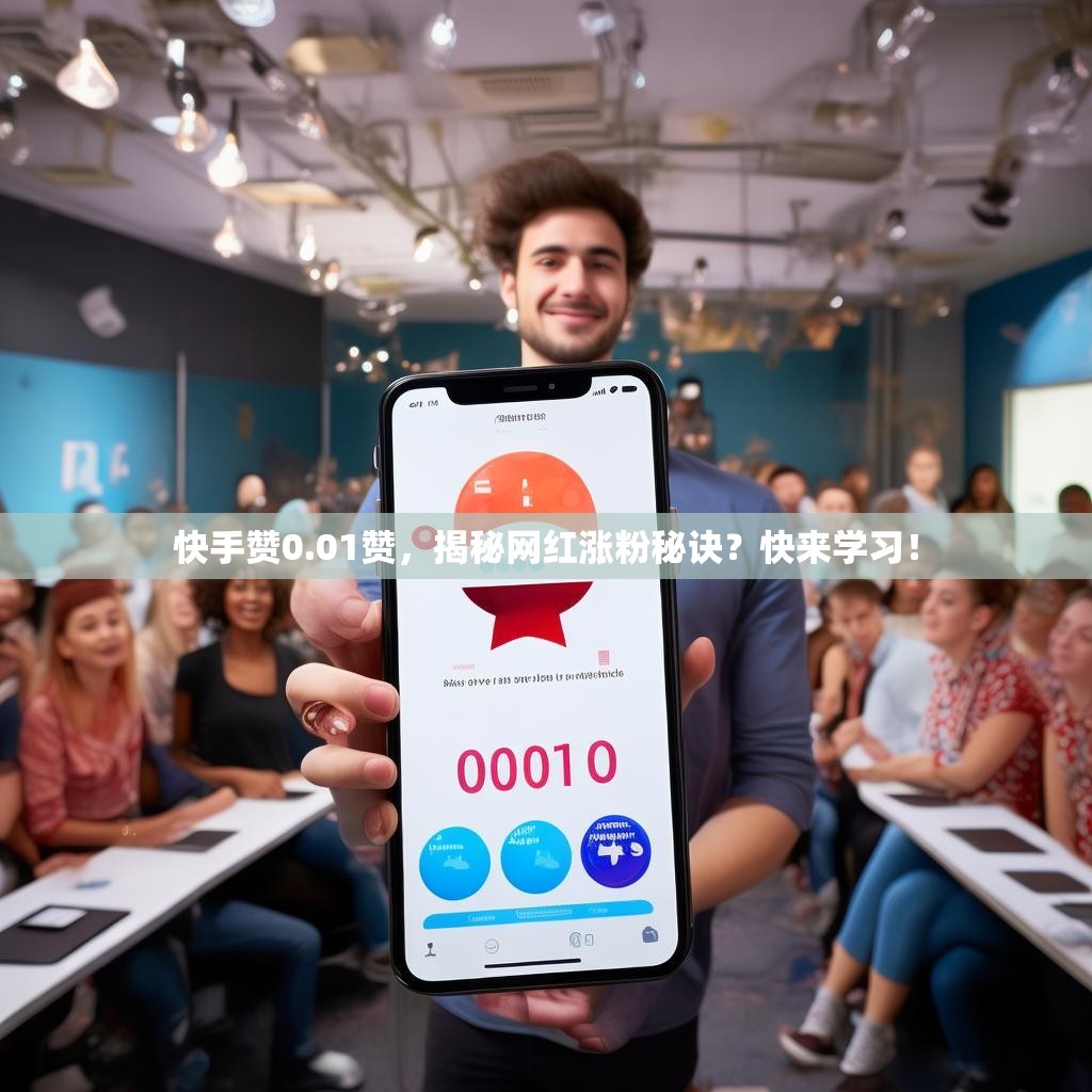 快手赞0.01赞，揭秘网红涨粉秘诀？快来学习！