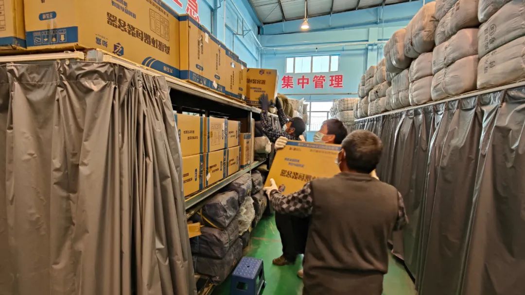 鄂托克旗强化疫情防控物资储备,保障各防控点物资需求