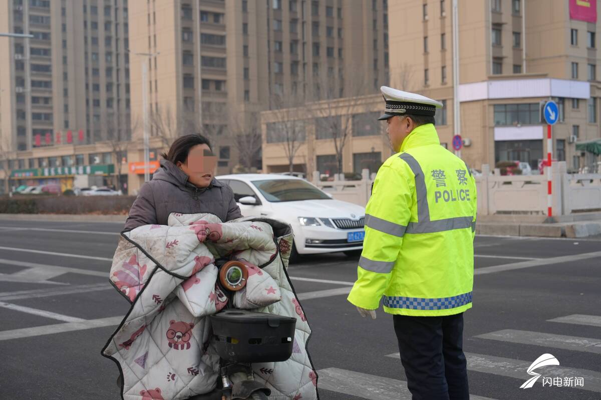 阳信县公安局开展交通整治,聚焦城区违章高发区域