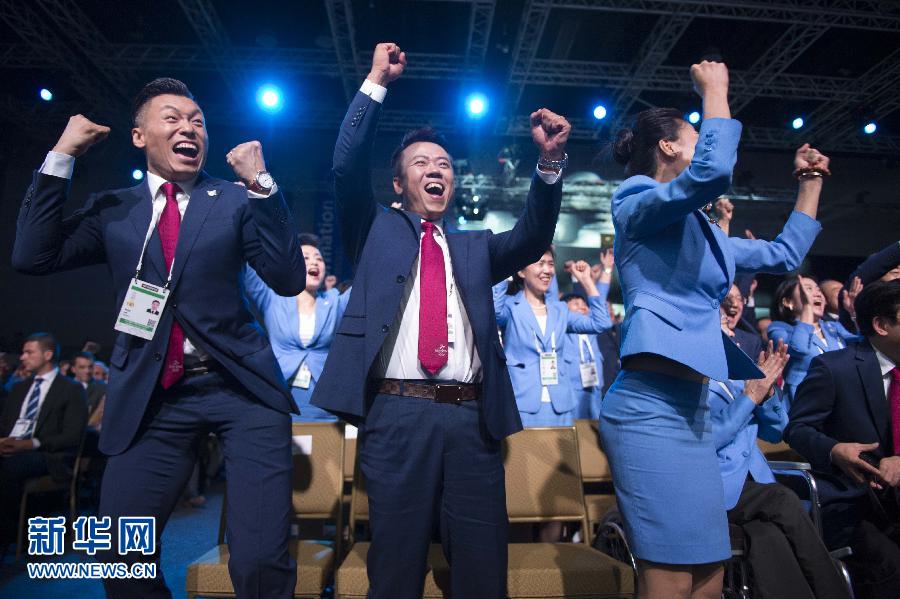 2015年7月31日北京成功获得2022年冬奥会举办权