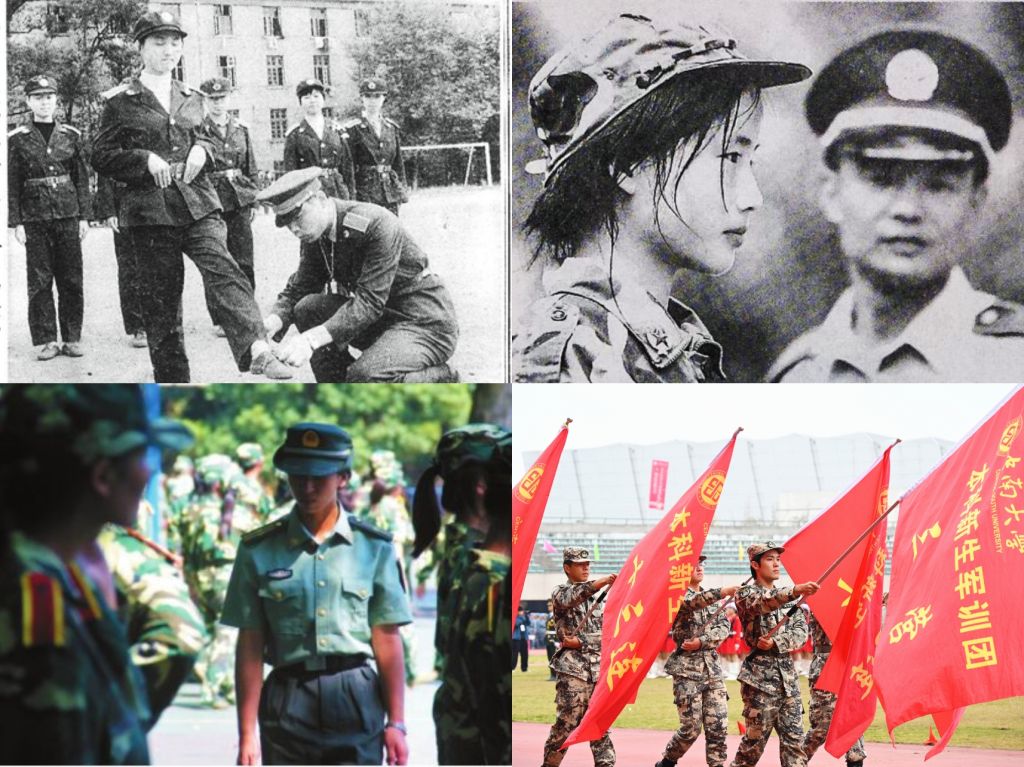 大学军训40年:从烈日下踢正步,到鸟巢大检阅